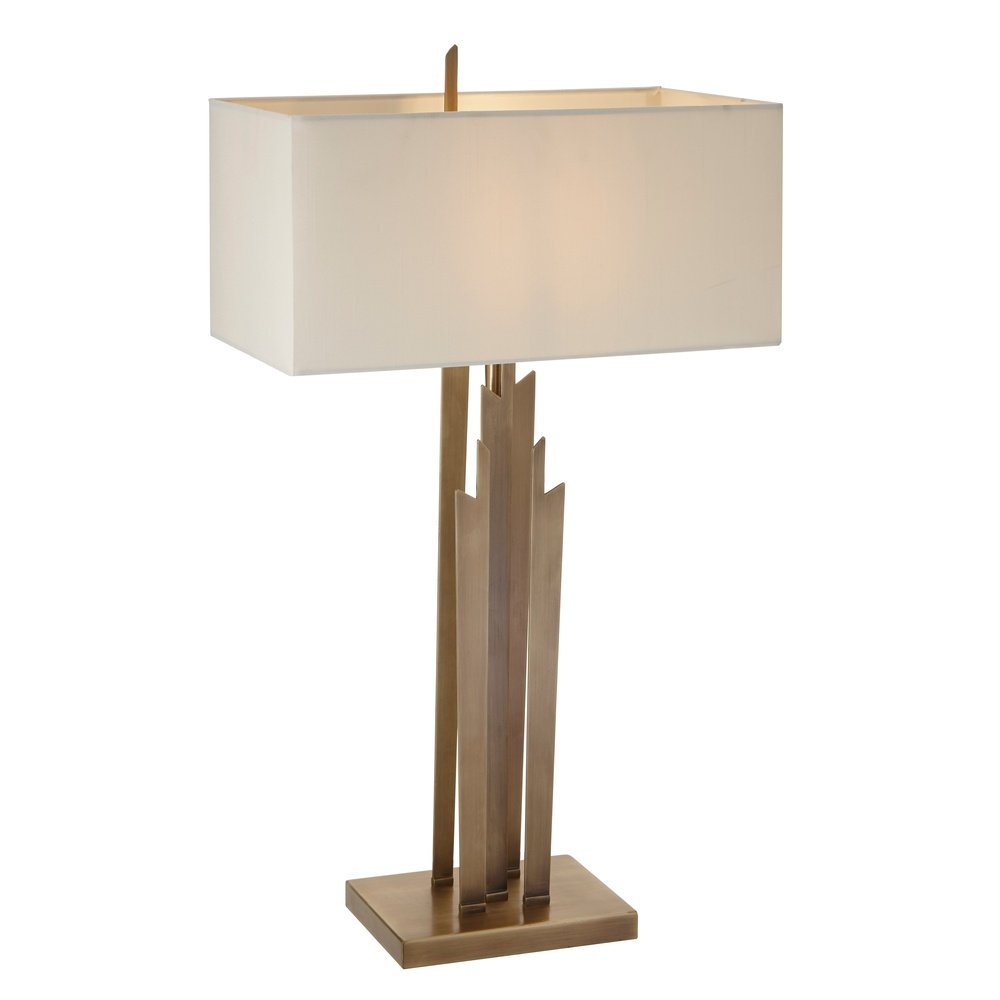 Product photograph of Rv Astley Carrick Table Lamp Antique Brass Finish from Olivia's