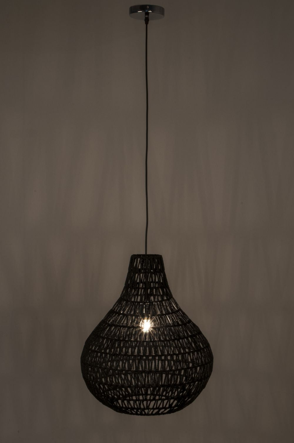 Product photograph of Zuiver Pendant Lamp Cable Drop Black from Olivia's.