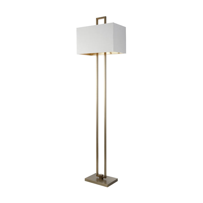 Product photograph of Rv Astley Danby Floor Lamp Antique Brass from Olivia's