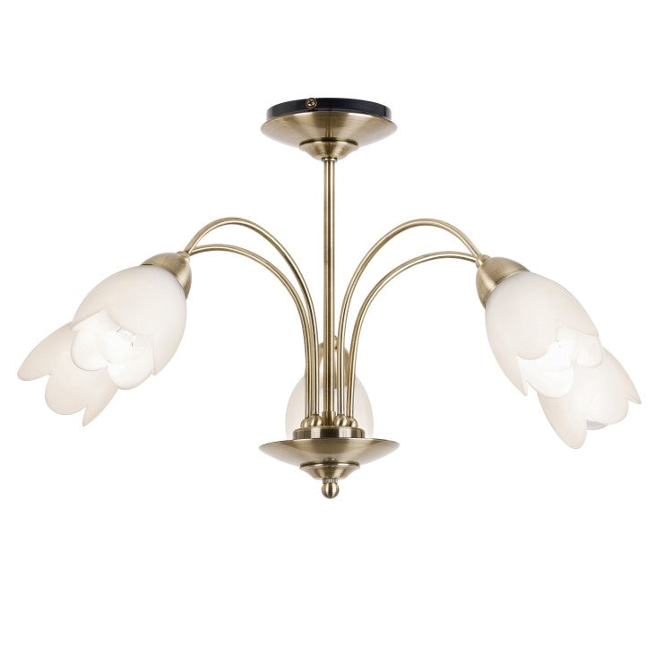 Product photograph of Olivia S Paloma Ceiling Lamp Antique Brass 5 from Olivia's.