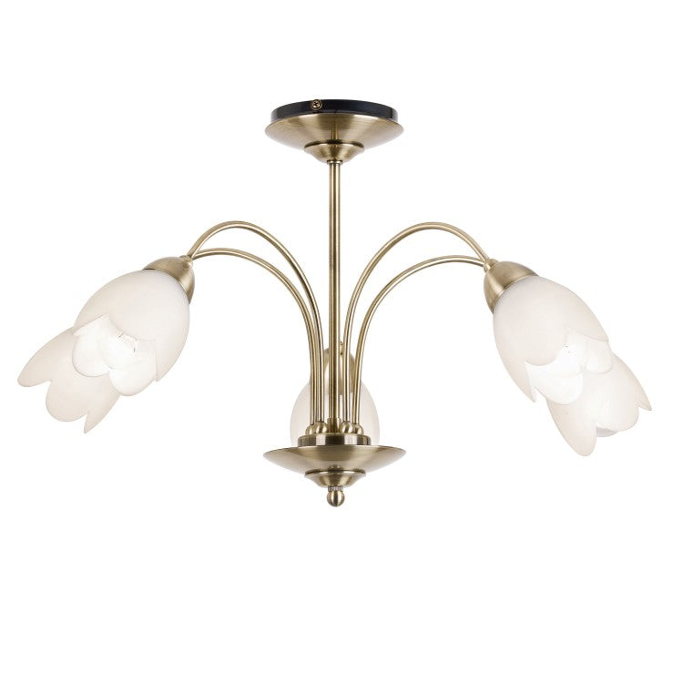 Product photograph of Olivia S Paloma Ceiling Lamp Satin Chrome 5 from Olivia's.