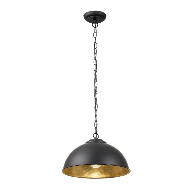 Gallery Interiors Colman Pendant Light Matt Black