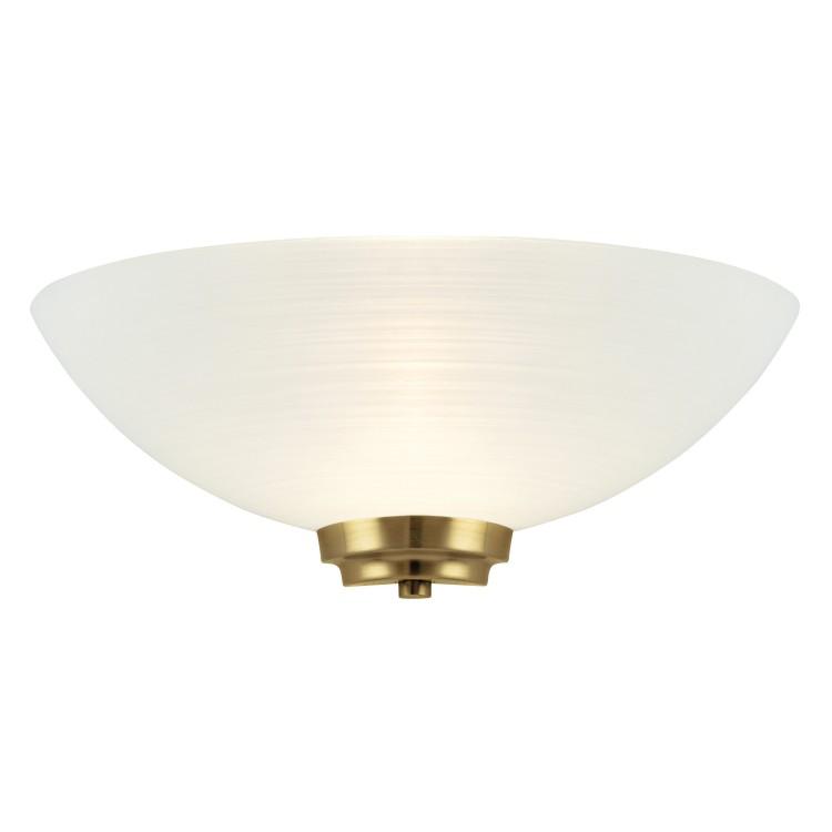 Product photograph of Gallery Interiors Welles Wall Light - Brass Outlet from Olivia's