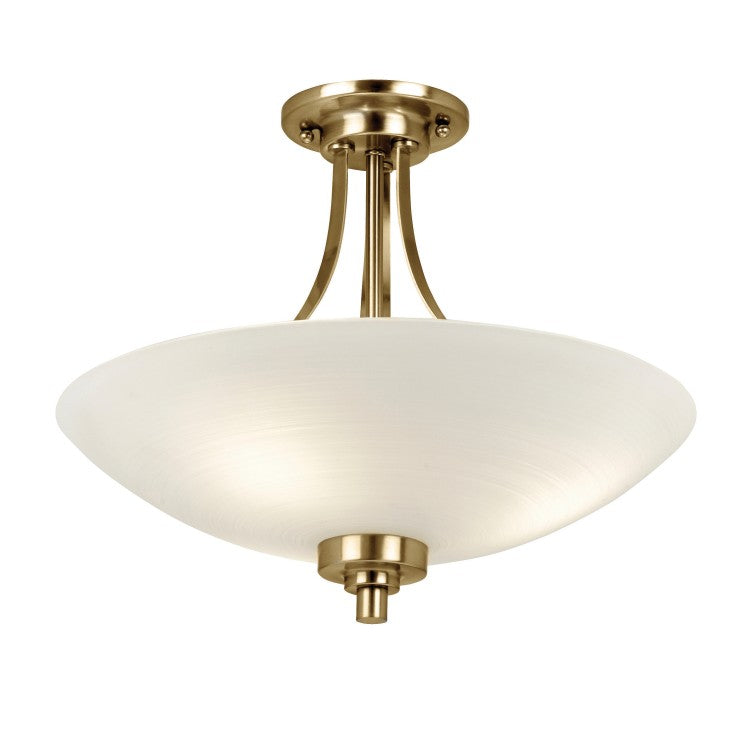 Product photograph of Olivia S Wrenley Ceiling Lamp Brass from Olivia's