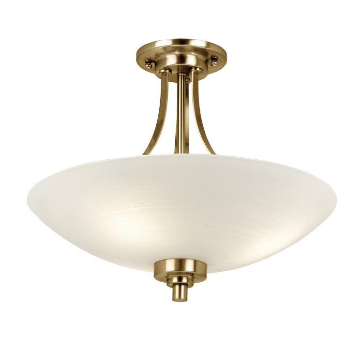 Gallery Interiors Welles Ceiling Lamp Brass