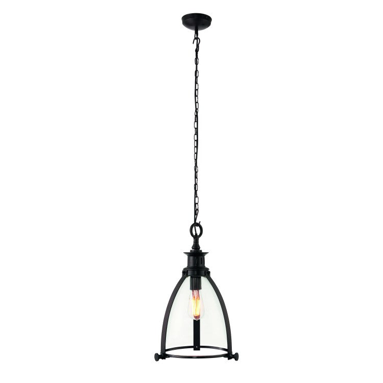 Product photograph of Olivia S Sierra Pendant Light Aged Bronze Small from Olivia's.