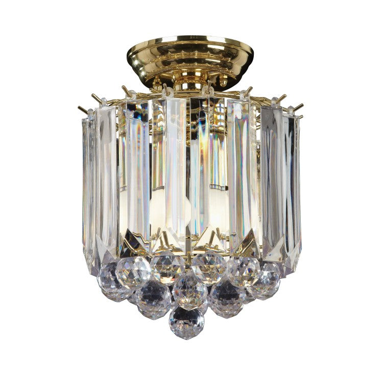 Gallery Interiors Fargo Ceiling Lamp Brass