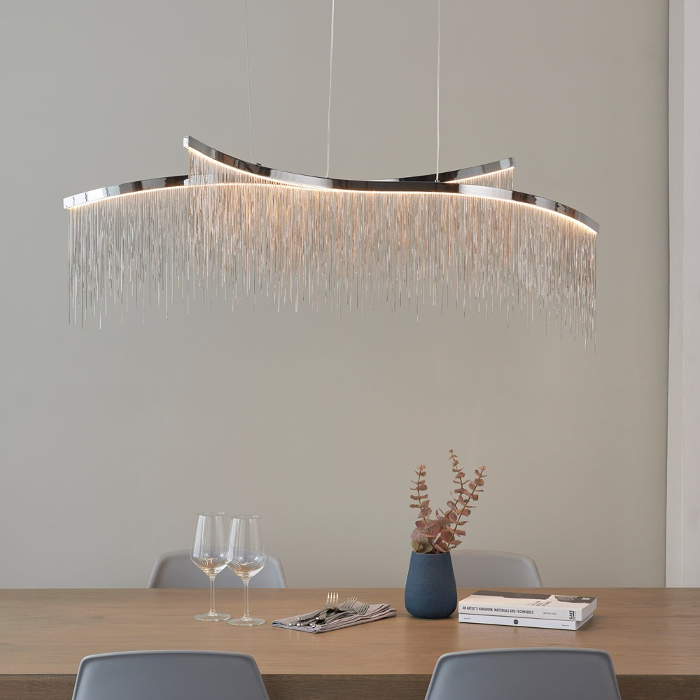 Product photograph of Gallery Interiors Orphelia 1 Pendant Light from Olivia's.