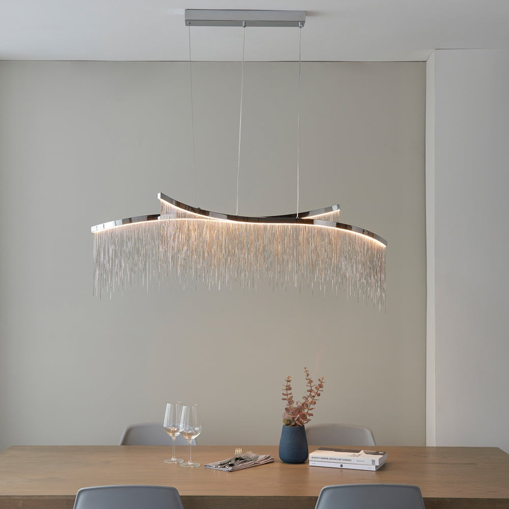 Product photograph of Gallery Interiors Orphelia 1 Pendant Light from Olivia's.