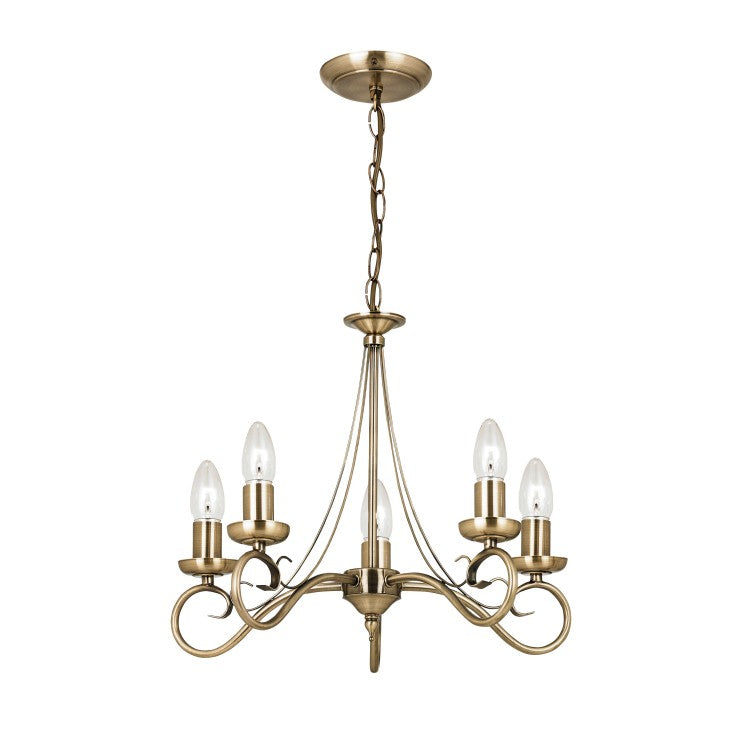 Product photograph of Olivia S Tatum Chandelier Antique Silver from Olivia's