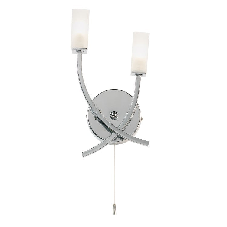 Product photograph of Olivia S Harper Wall Light Chrome from Olivia's