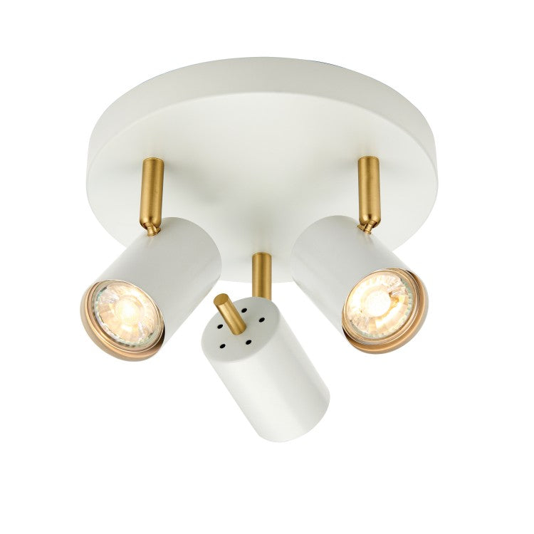 Product photograph of Olivia S Greta Triple Spot Lamp from Olivia's