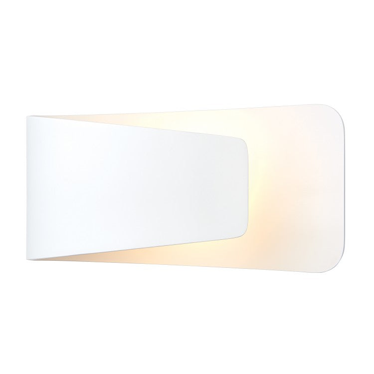 Gallery Interiors Jenkins Wall Light Matt White