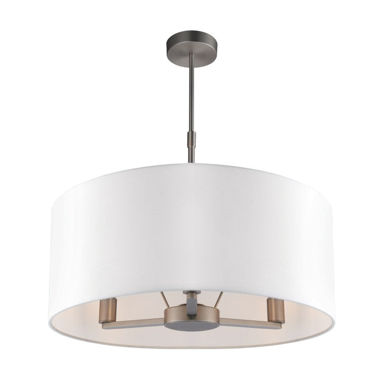 Gallery Interiors Daley Pendant Light 3 Large Matt Nickel