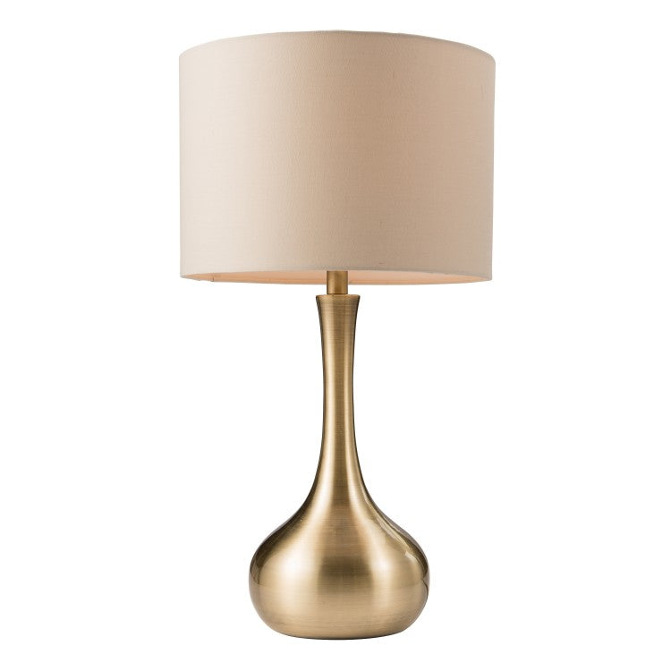 Product photograph of Olivia S Pearl Table Lamp Nickel Dark Grey from Olivia's