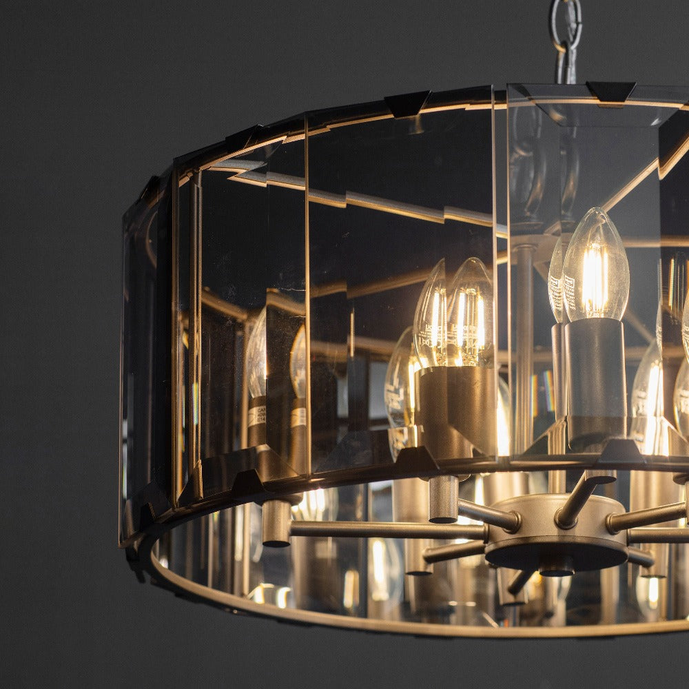 Product photograph of Olivia S Crysti 8 Pendant Light from Olivia's.