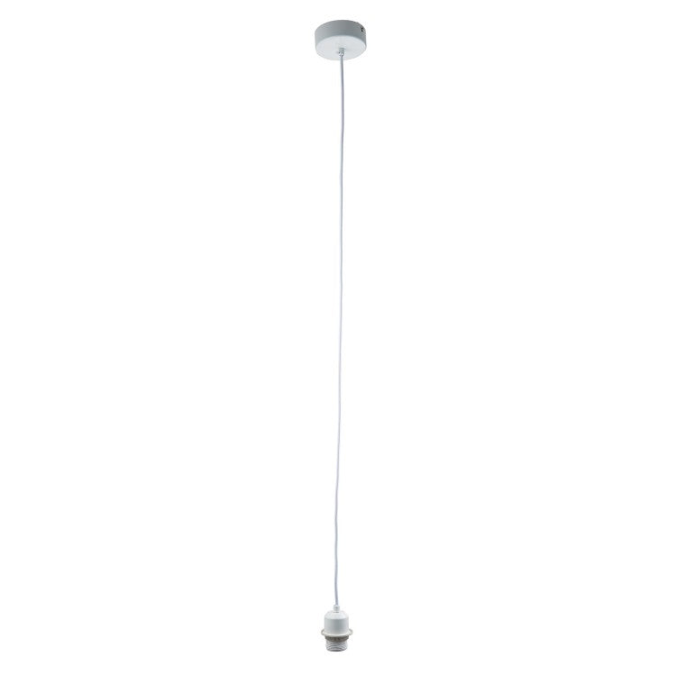 Product photograph of Gallery Interiors Cable Set Flex Gloss White Pendant Light Outlet from Olivia's