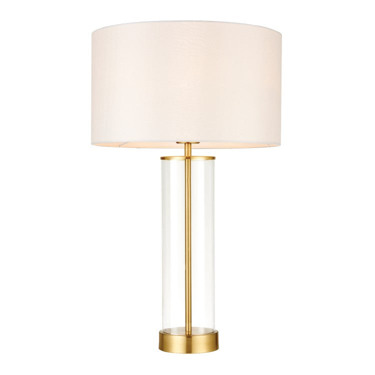 Product photograph of Olivia S Lauren Table Lamp Brushed Brass from Olivia's