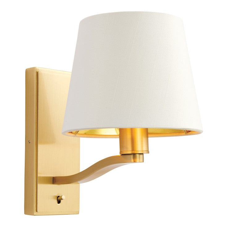 Product photograph of Olivia S Small Scout Wall Light Brushed Gold from Olivia's