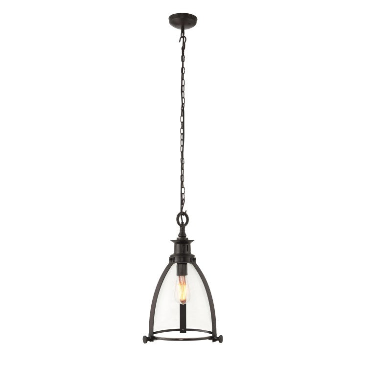 Product photograph of Olivia S Sierra Pendant Light Aged Bronze Large from Olivia's.