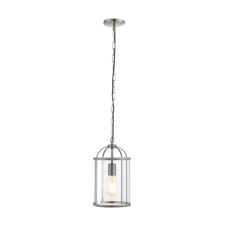 Gallery Interiors Lambeth Pendant Light Satin Nickel