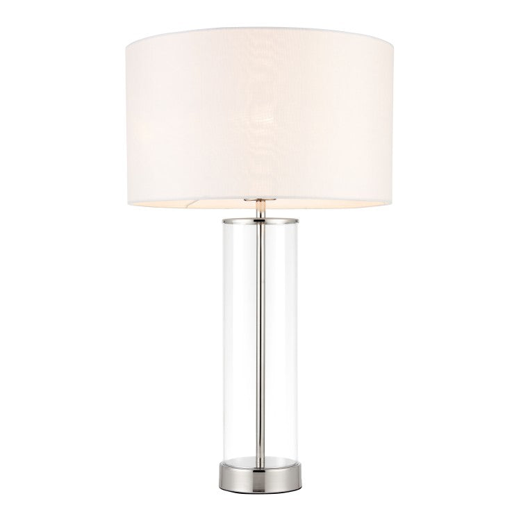 Product photograph of Olivia S Lauren Table Lamp Bright Nickel from Olivia's