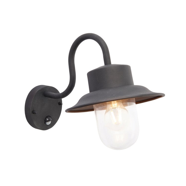 Product photograph of Olivia S Clarissa Pir Wall Light Black from Olivia's