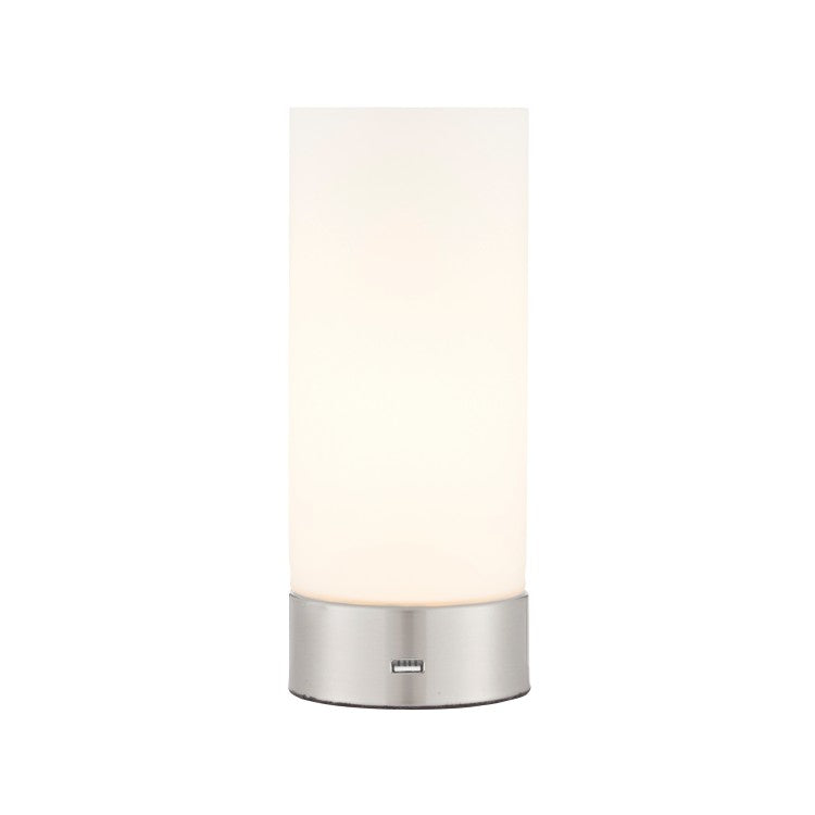 Product photograph of Olivia S Dakota Table Lamp Brushed Nickel from Olivia's