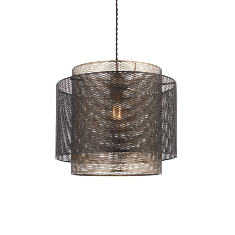 Gallery Interiors Plexus Pendant Light Brown Small