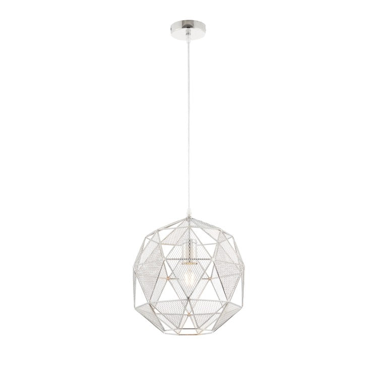 Gallery Interiors Armour Pendant Light Chrome