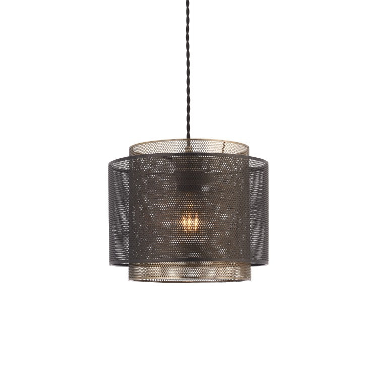 Product photograph of Gallery Interiors Plexus Pendant Light Brown Small from Olivia's.