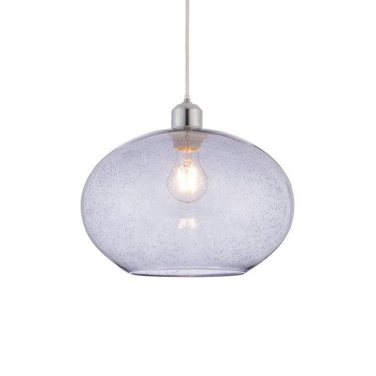 Product photograph of Olivia S Daphne Glass Shade Light Grey from Olivia's