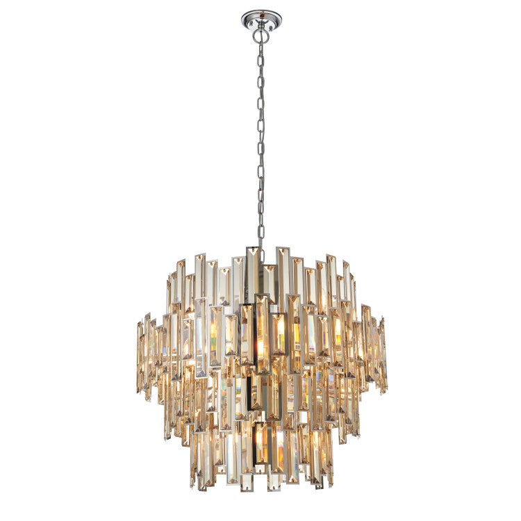 Gallery Interiors Viviana 15 Point Pendant Light Brass Brass 15