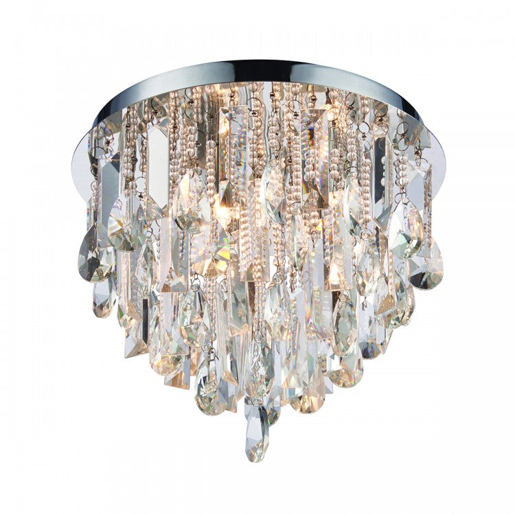 Gallery Interiors Siena Ceiling Light Chrome 5