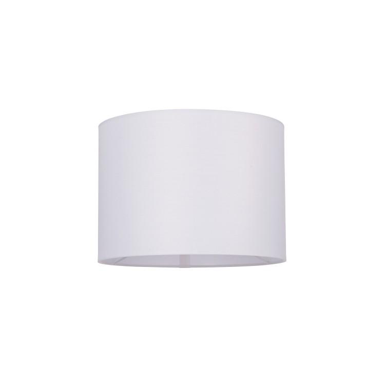Product photograph of Gallery Interiors Cylinder Lampshade Medium Vintage White Outlet from Olivia's