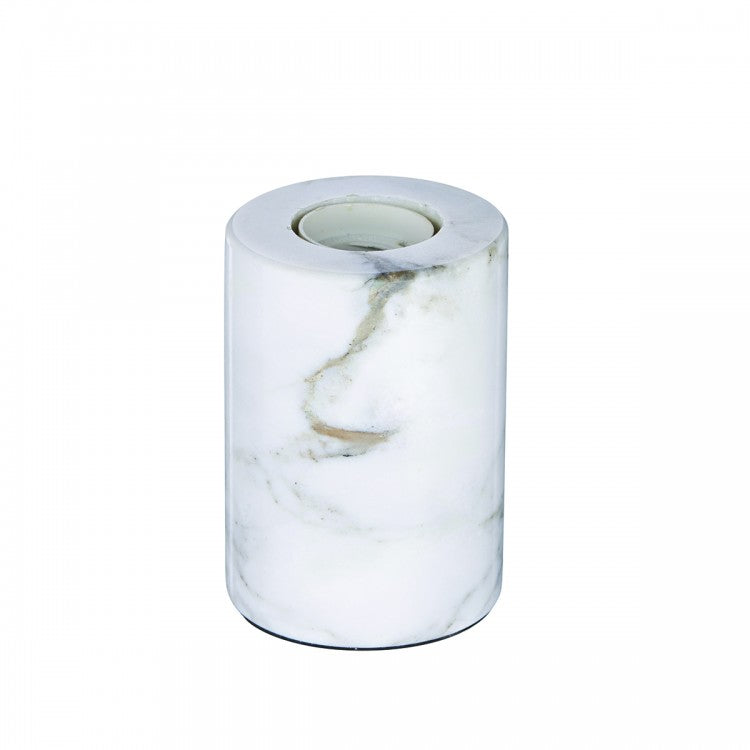Gallery Interiors Otto Base Table Lamp White Marble