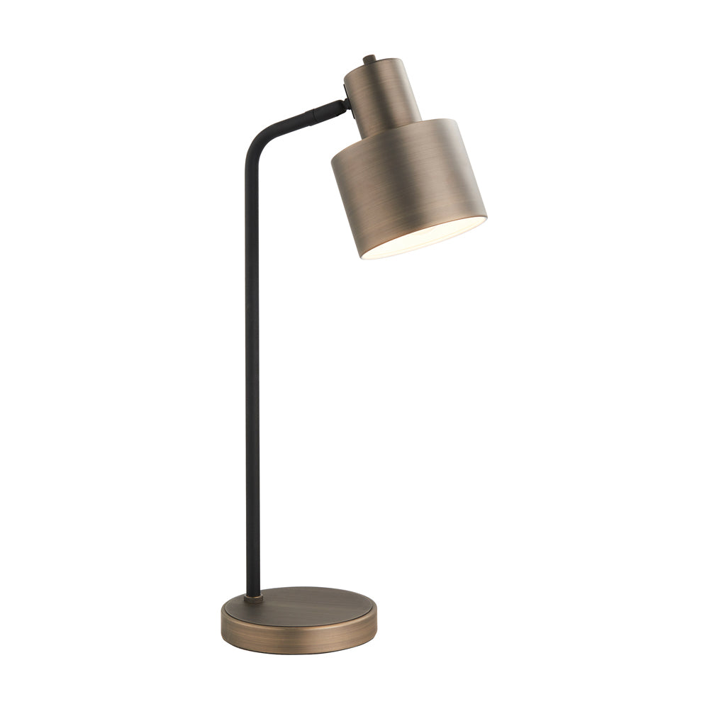 Product photograph of Gallery Interiors Mayfield Table Lamp In Dark Bronze from Olivia's