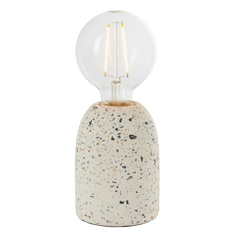 Product photograph of Olivia S Terrazzo Table Lamp White from Olivia's.