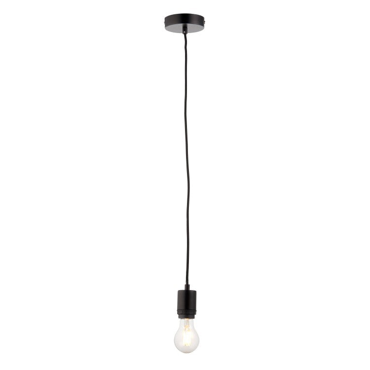 Product photograph of Olivia S Sofia Pendant Light Black from Olivia's