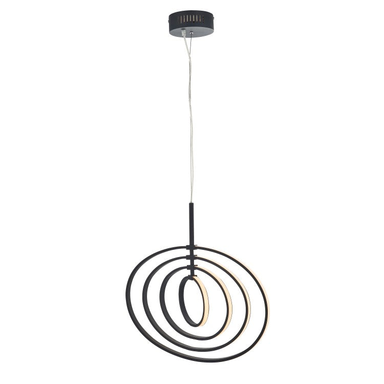 Gallery Interiors Avali Pendant Light Black