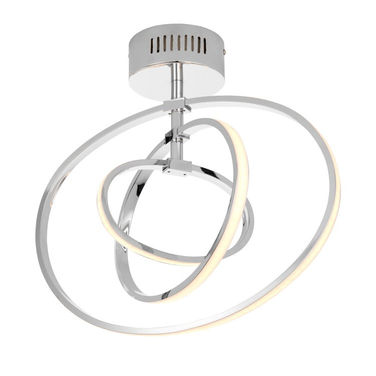 Product photograph of Olivia S Alice Ceiling Light Chrome from Olivia's