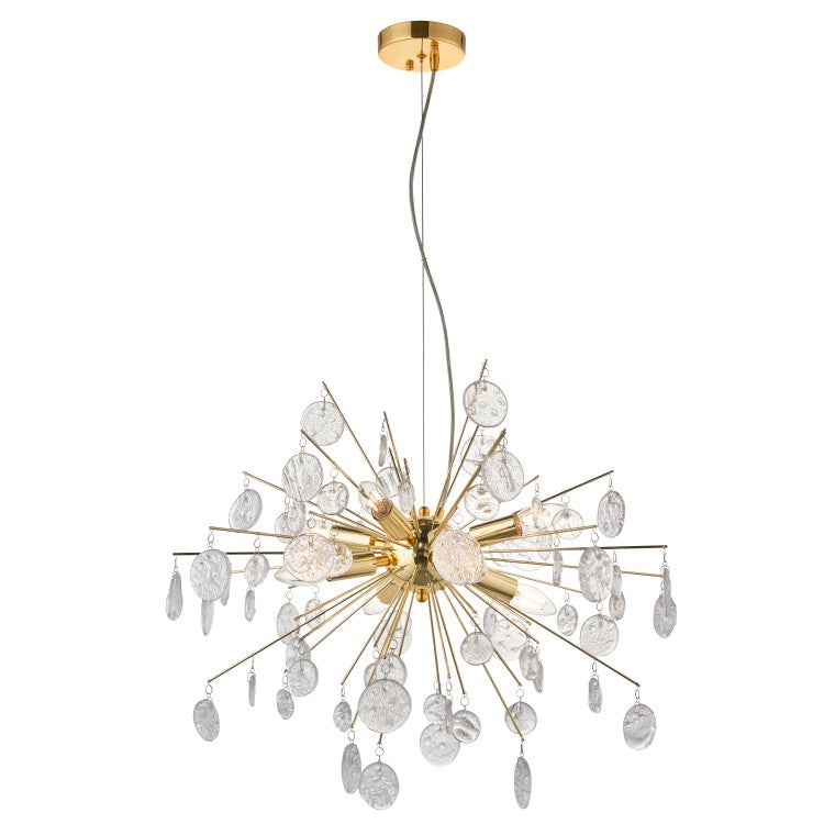 Product photograph of Olivia S Camila Pendant Light Gold from Olivia's