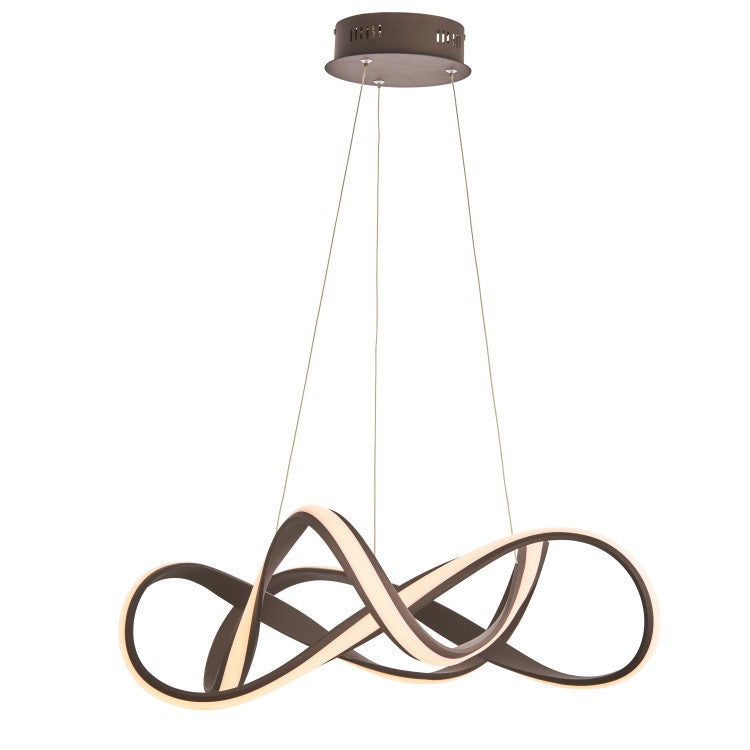 Gallery Interiors Synergy Pendant Light Coffee White