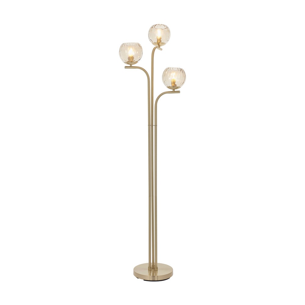 Product photograph of Gallery Interiors Dimple 3 Floor Light from Olivia's