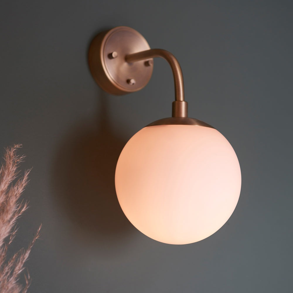 Product photograph of Olivia S Bella Wall Light In Gold from Olivia's.