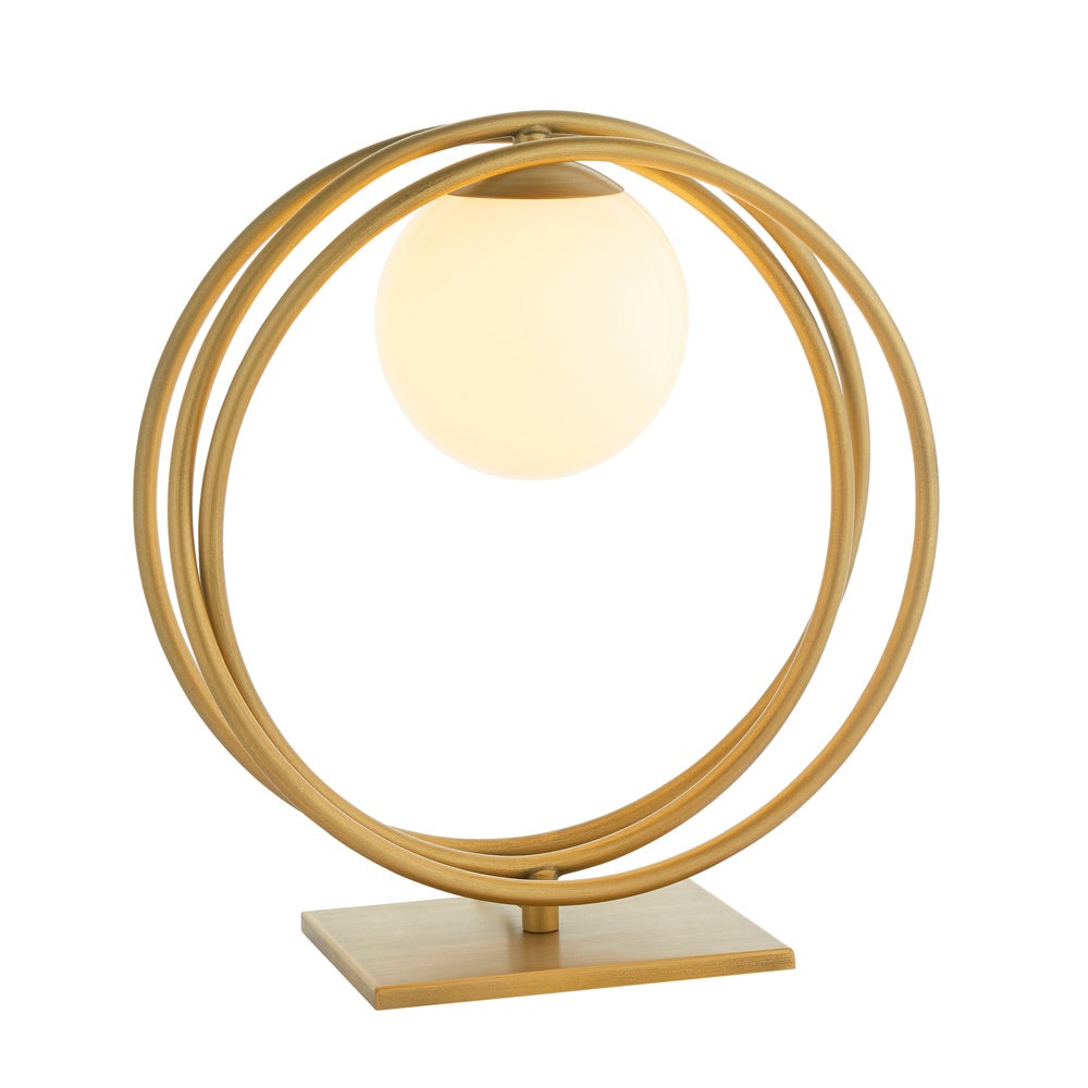 Product photograph of Olivia S Noelle Table Lamp In Gold from Olivia's
