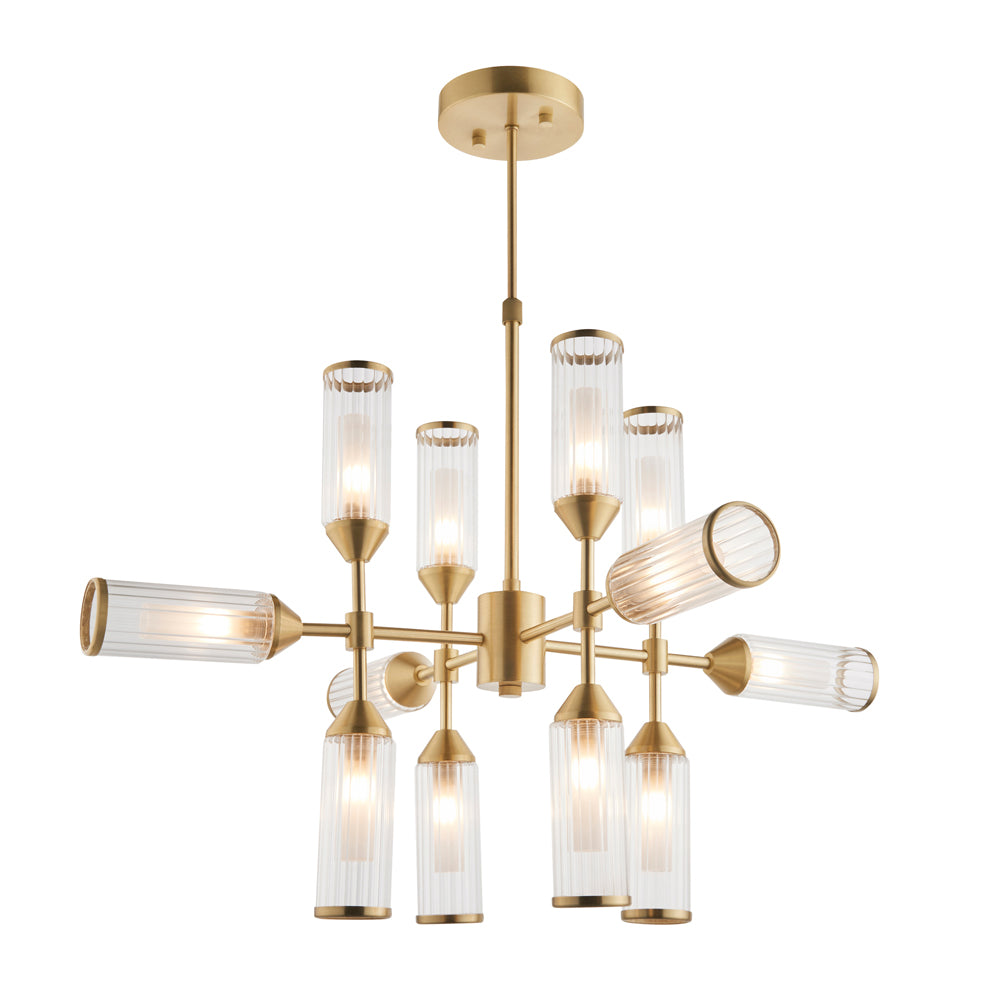 Product photograph of Olivia S Parker Pendant Light In Gold from Olivia's.