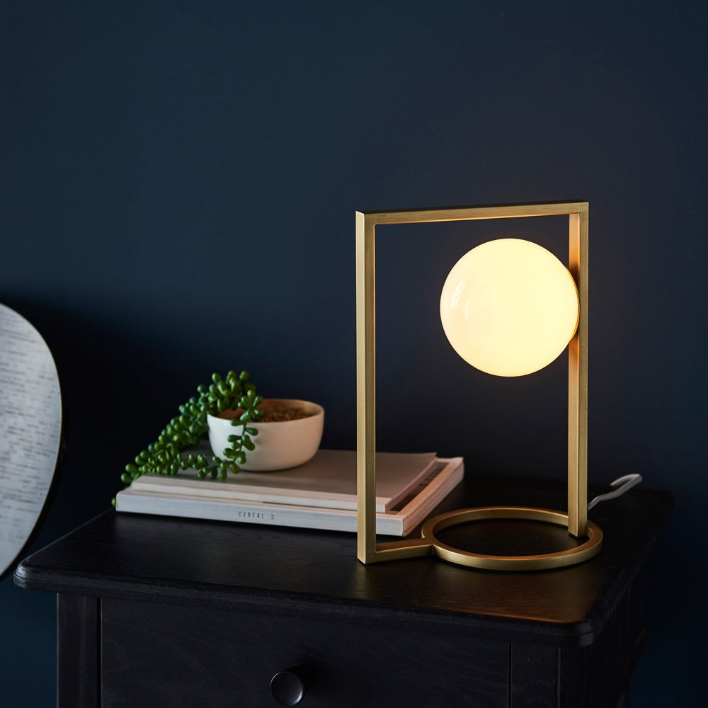 Product photograph of Olivia S Paige Table Lamp In Gold from Olivia's