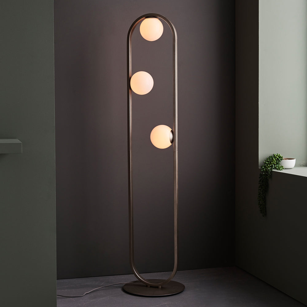 Product photograph of Olivia S Sophia Floor Lamp In Gold from Olivia's
