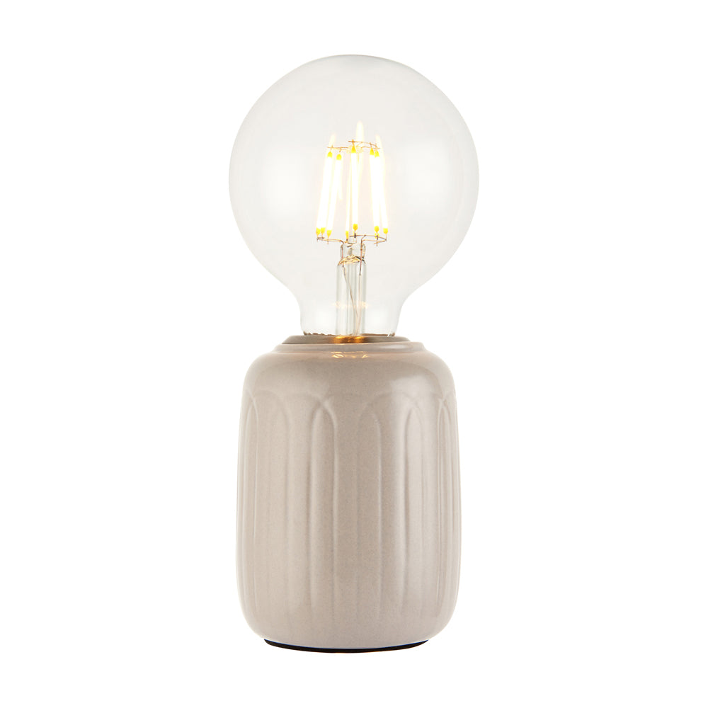 Gallery Interiors Olivia Table Light In Taupe